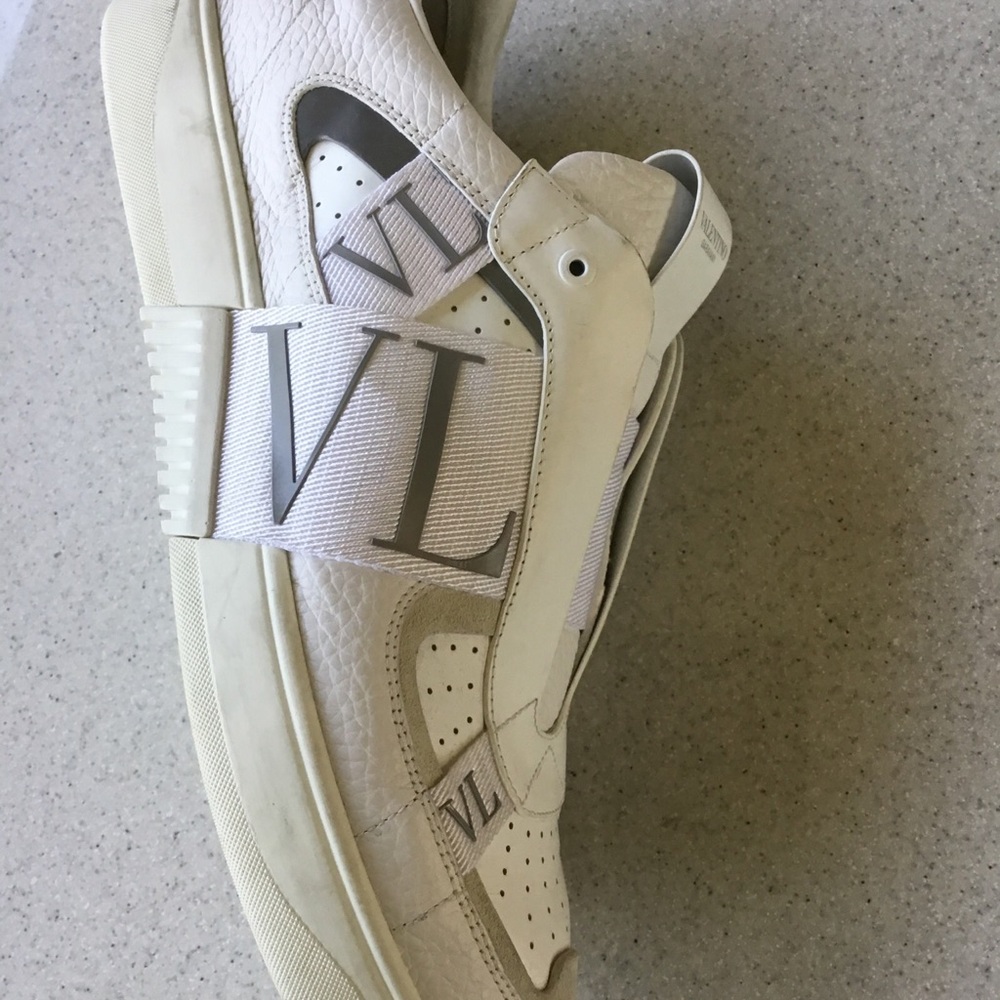 Valentino Giovanni Men’s Low Top Sneakers White Size 46